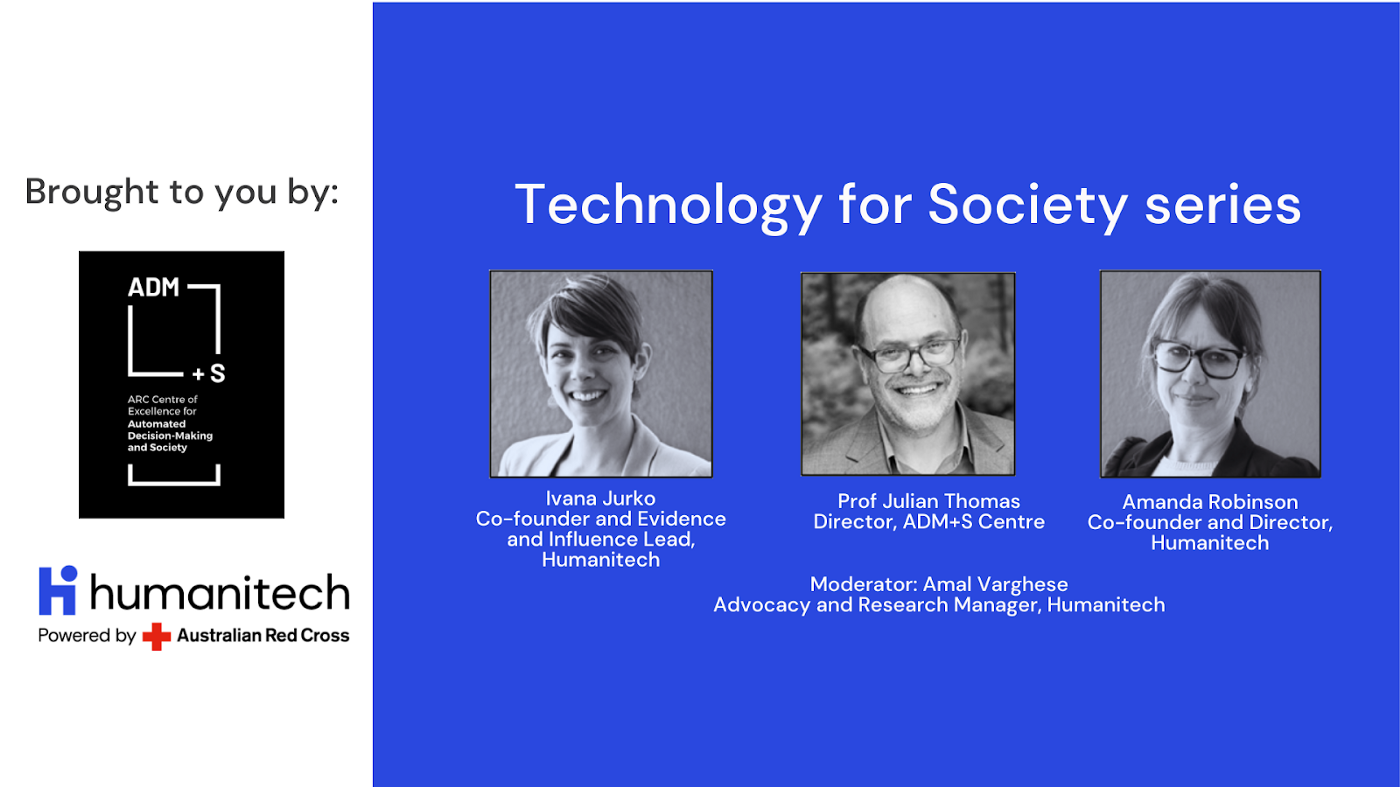 Technology for Society series: a partnership promoting the responsible use of frontier technologies