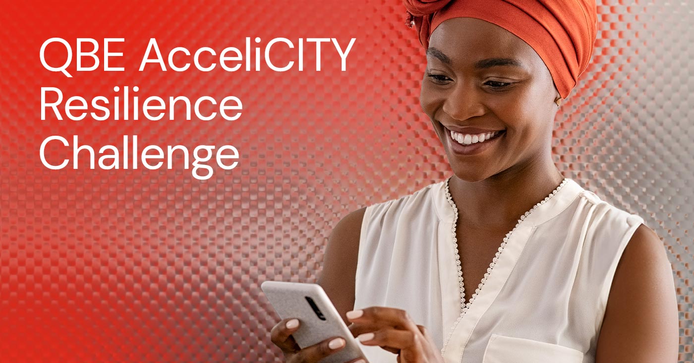 QBE AcceliCITY Resilience Challenge is live